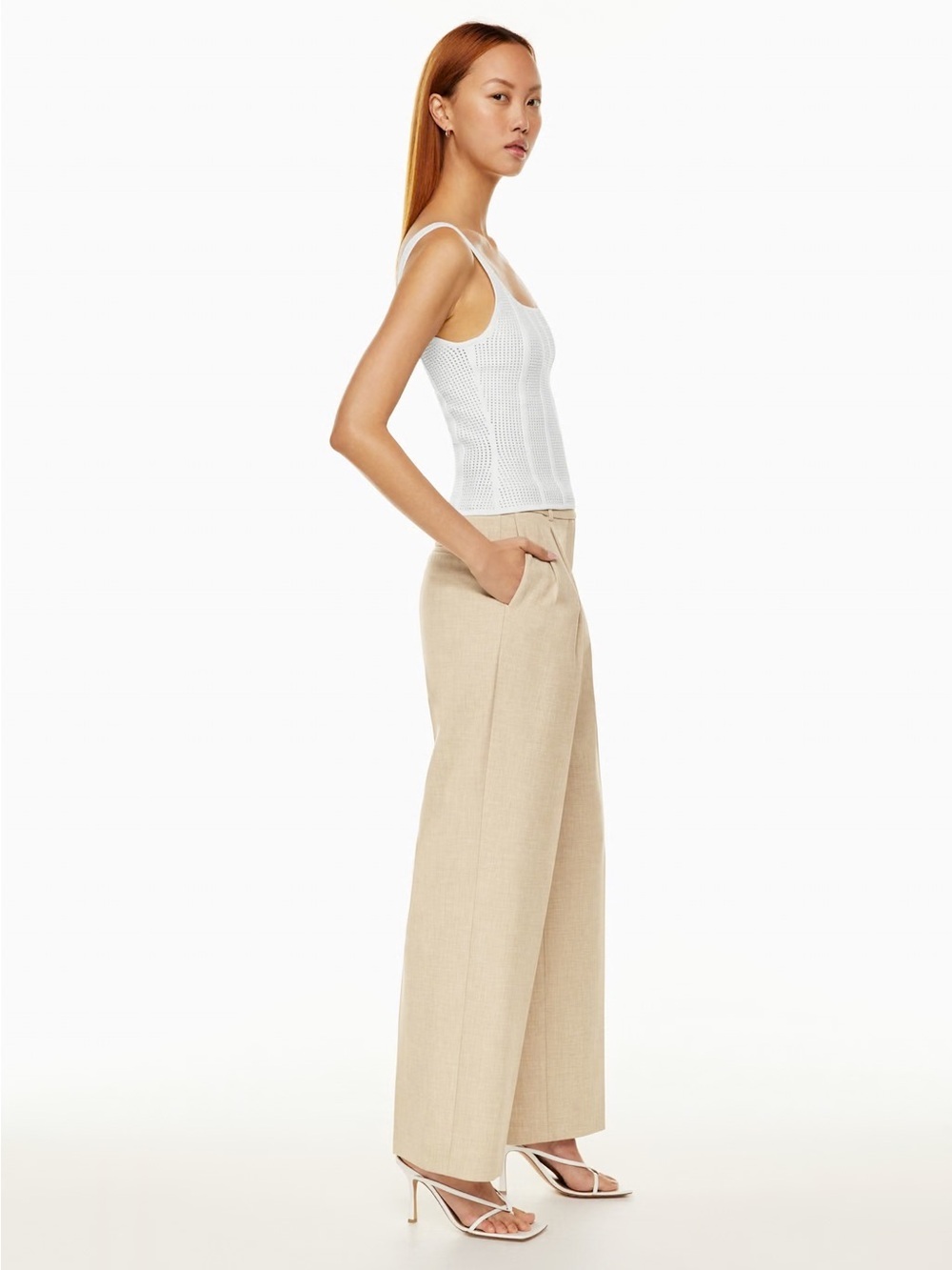 Aritzia Babaton Sculpt Knit Squareneck Tank - Picture 4 of 8